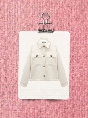 Zara Cream Utility Jacket